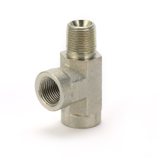 wholesale warehouse fitting factory hydraulic NPT thread run tee steel pipe fittings